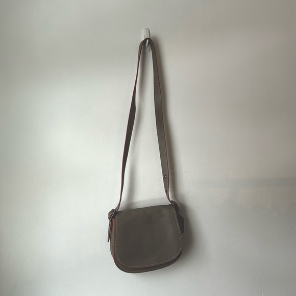NWT grey and red Coach crossbody bag